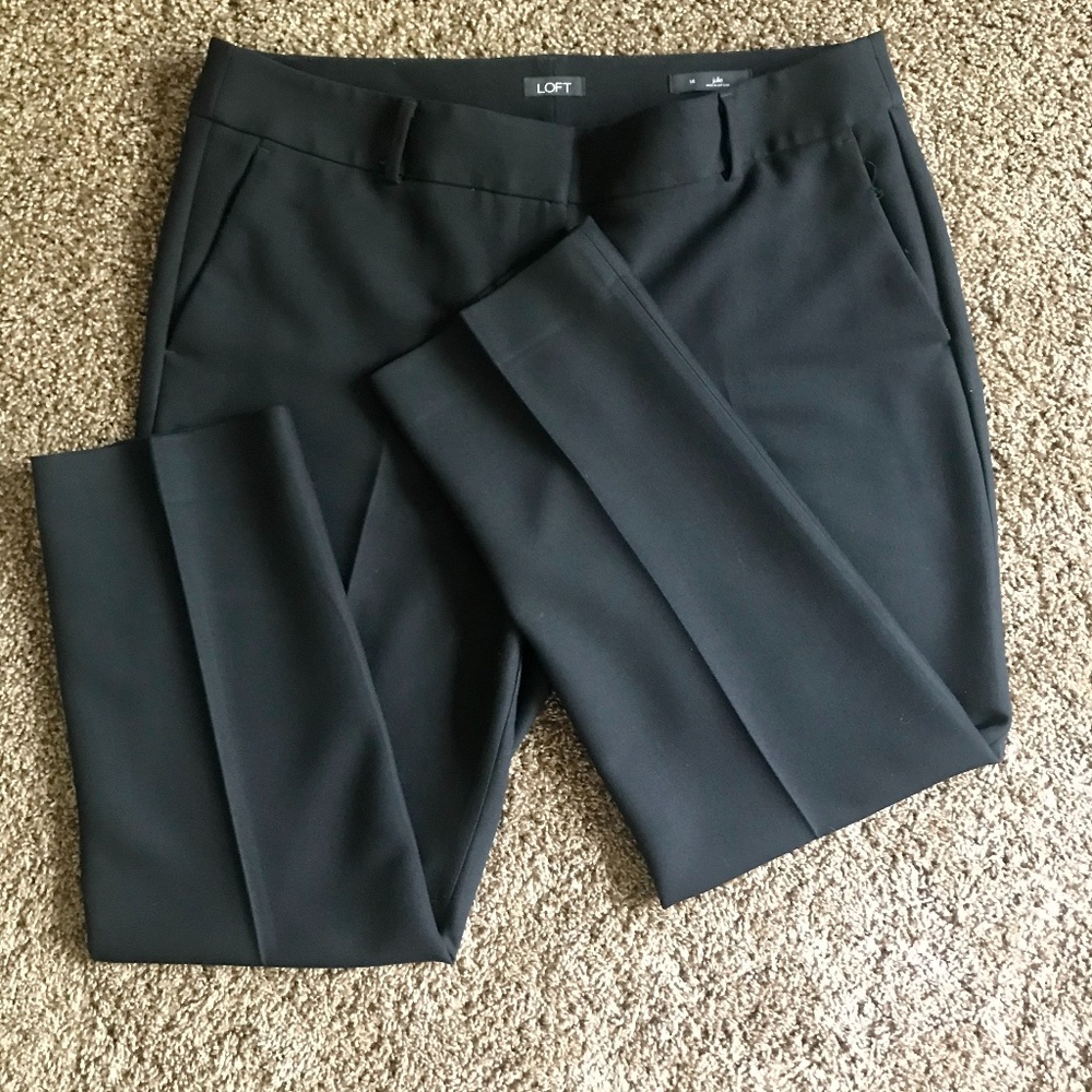 Black ankle pants